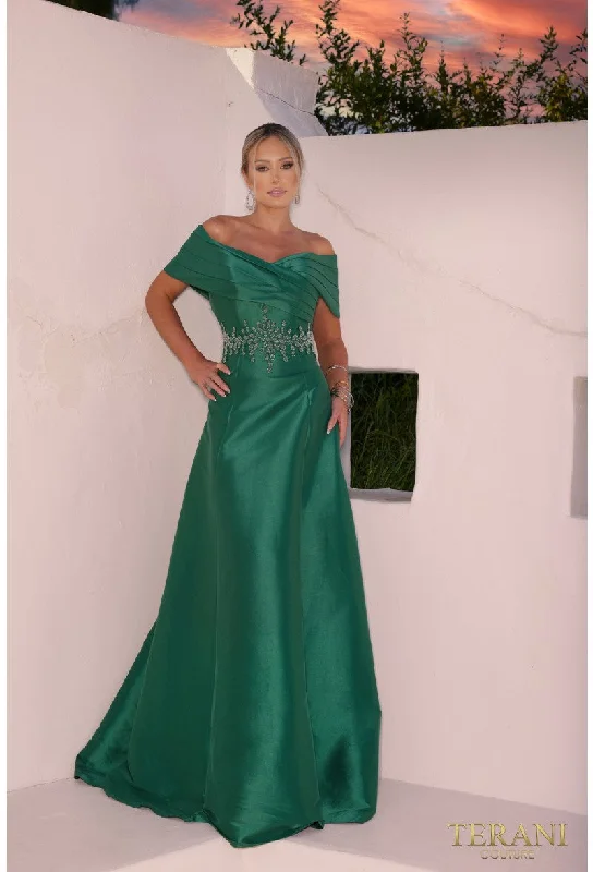 Terani Couture 232M1511 Emerald 14 Sale