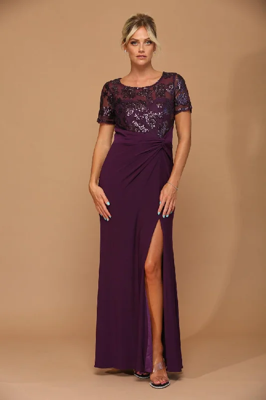 Eva Fashion EV3439 Plum 2XL Sale