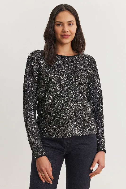 OPALINE SEQUIN KNIT SWEATER