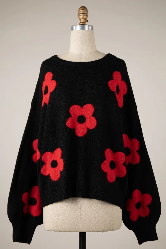 POP FLOWER SWEATER