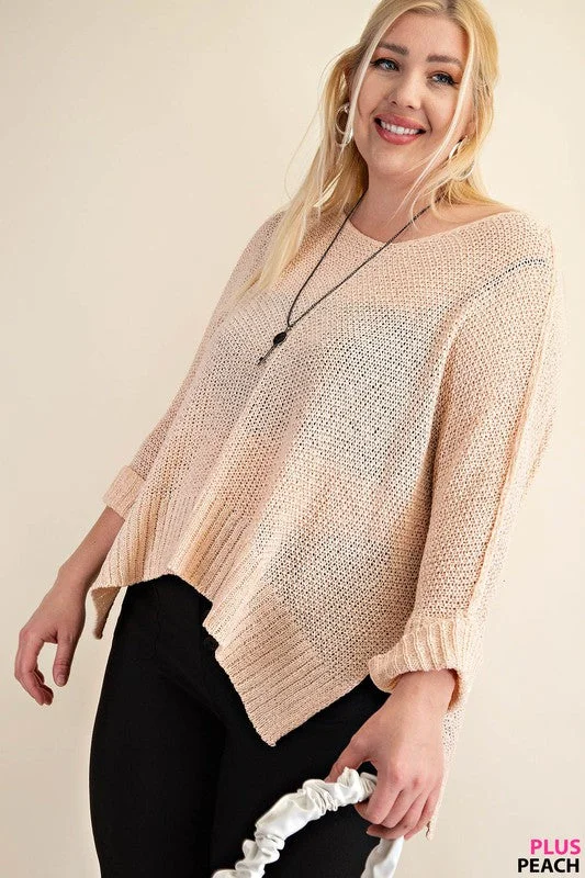 Peachy Plus Sweater