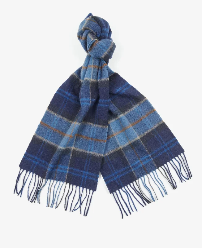 Barbour Merino Cashmere Midnight Tartan Scarf