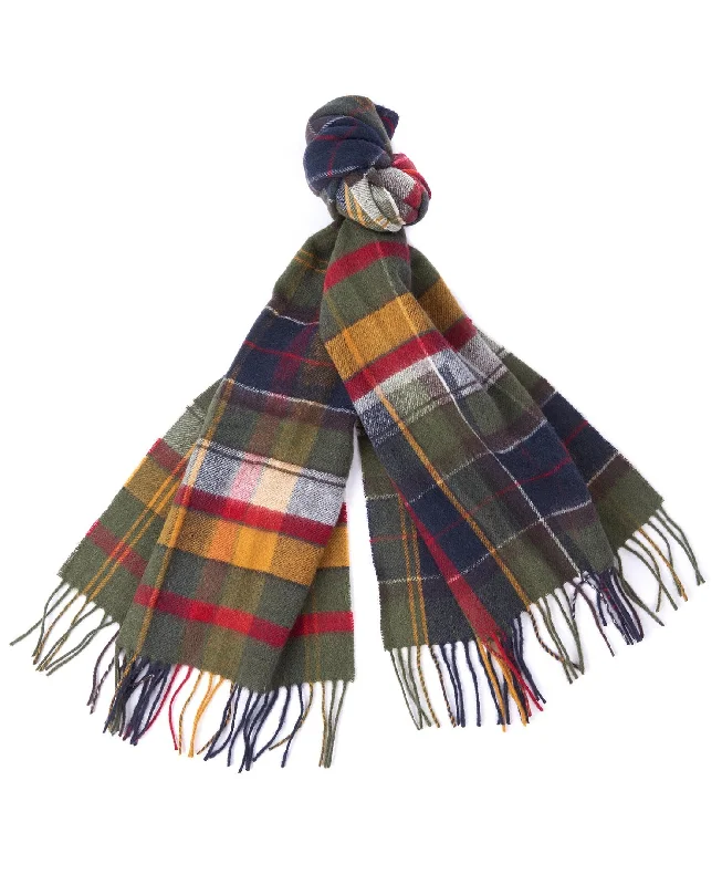 Barbour Mixed Tartan Lambswool Scarf