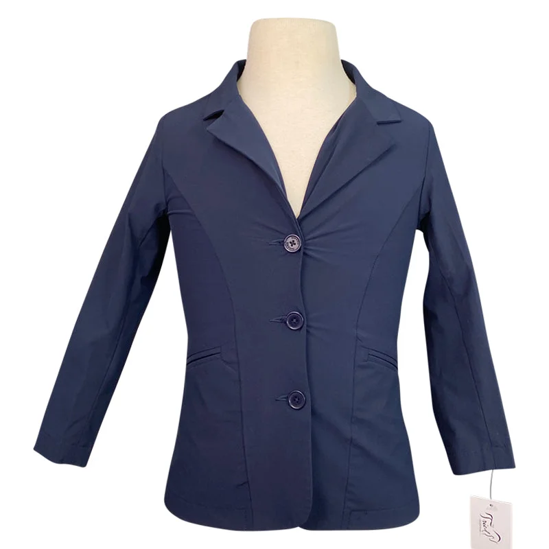 Belle & Bow Lightweight Show Coat in Navy - Children's 6