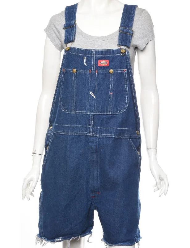 Dickies Cropped Dungarees - W37 L5