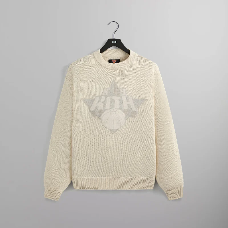 Kith for the New York Knicks Empire Lewis Sweater - Sandrift