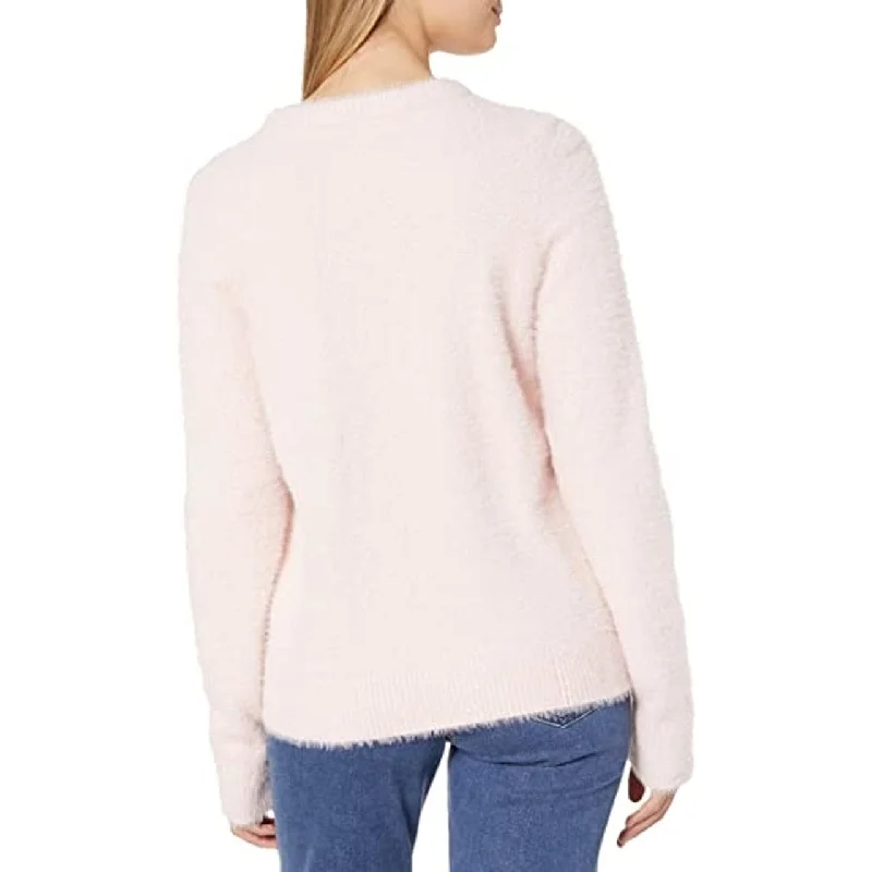 Lucky Brand Women's Eyelash Sweater Pink Size Small