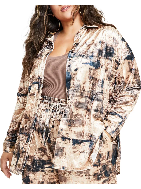 neutral distressed print