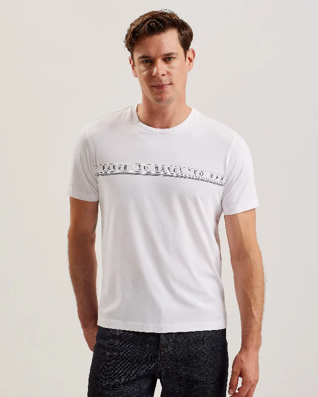 Portra Ss Branded T-Shirt White