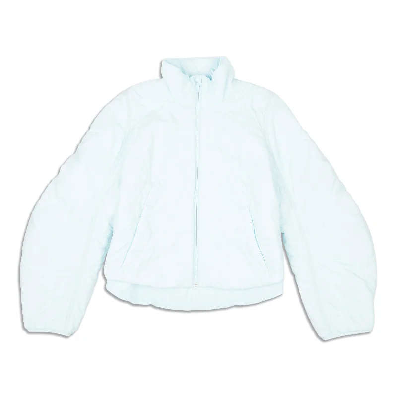 Quilted Light Insulation Cropped Jacket - Resale