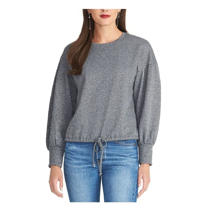 Rachel Roy Women's Long Sleeve Crew Neck Sweater Gray Size X-Small