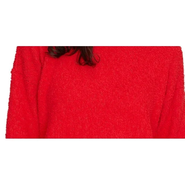 Sanctuary Women's Long Sleeve Crew Neck Sweater Red Size 2Xl