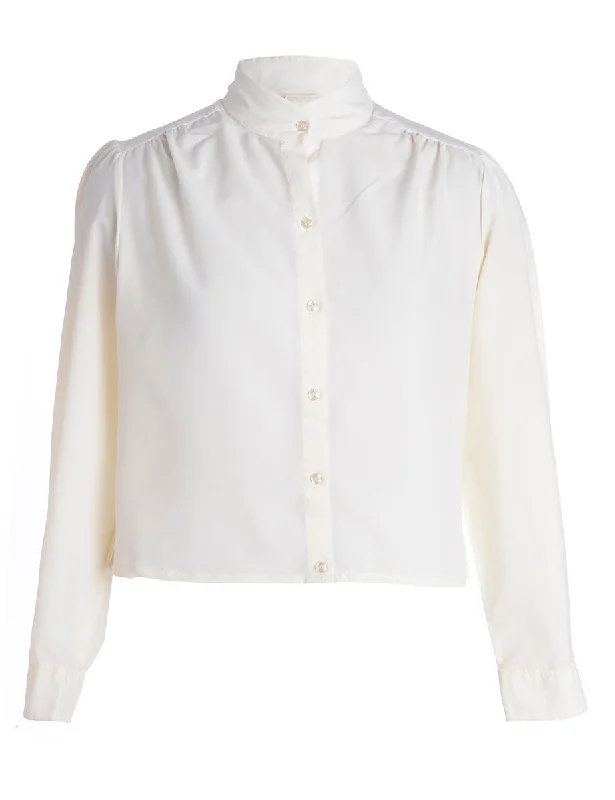 Label Claire Cropped Long Sleeve Shirt