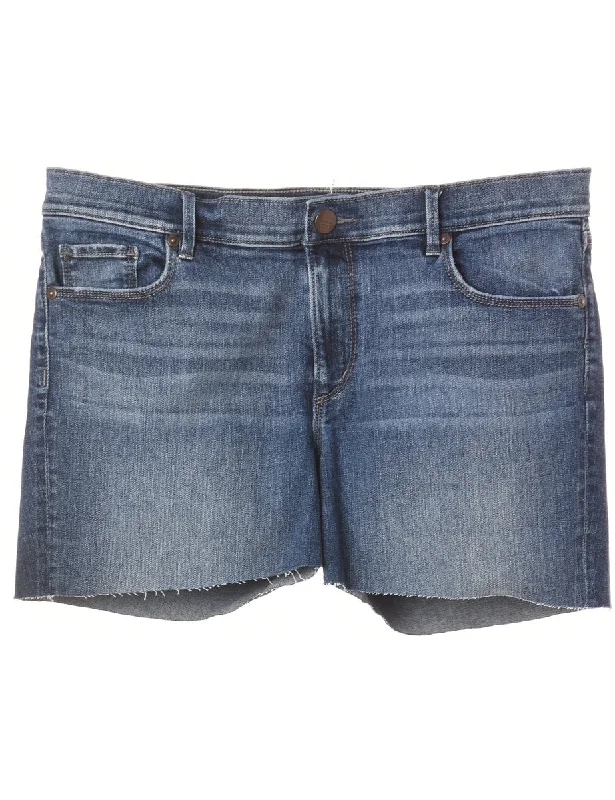 Reworked Molly Frayed Denim Shorts - W33