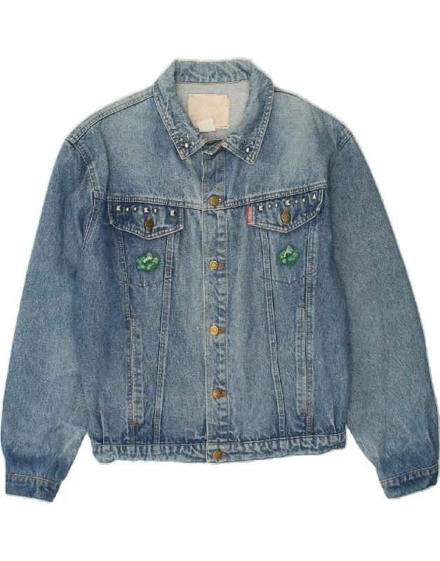 RANCHEROS Womens Denim Jacket IT 50 XL Blue Cotton