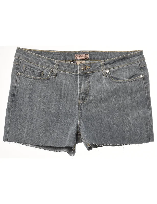 Reworked Molly Frayed Denim shorts - W34