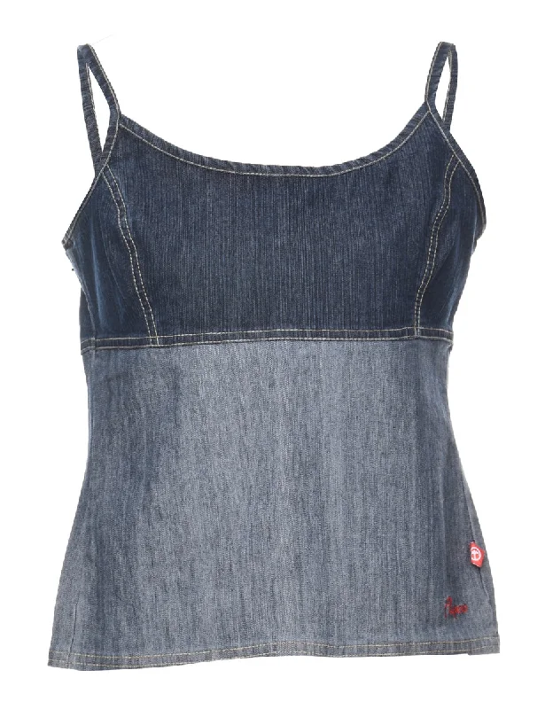 Strappy Y2K Ecko Denim Top - S