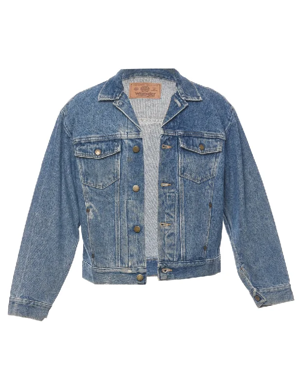 Wrangler Medium Wash Denim Jacket - M