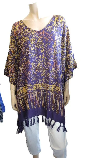 Plusss Purple Kaftan Top