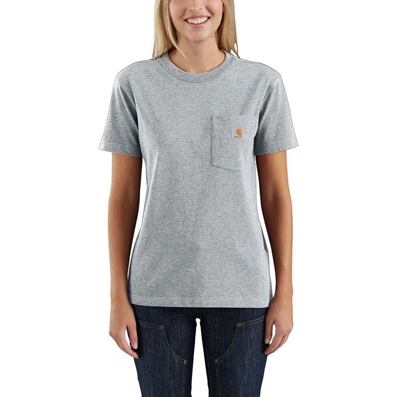 103067 - Carhartt Women's WK87 Workwear Pocket SS Tshirt