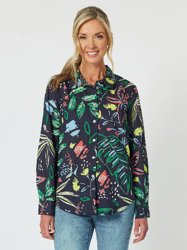 Caroline Cotton Print Shirt - Multi