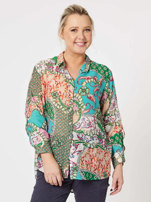 Giverny Print Shirt - Multi