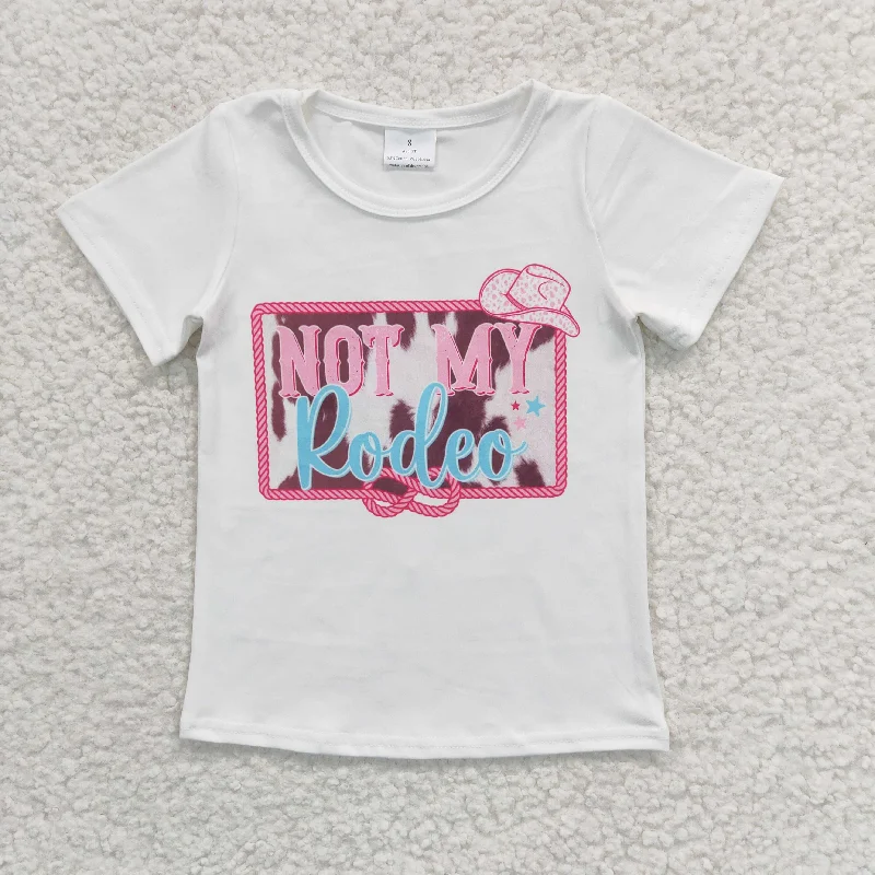 girls rodeo white t-shirts GT0139