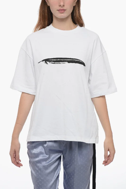 Ann Demeulemeester Boxe-Fit T-Shirt with Print