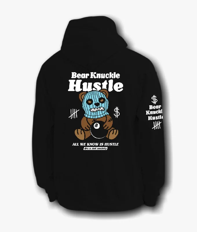 Dro x Riot Society Bear Knuckle Hustle Womens Hoodie