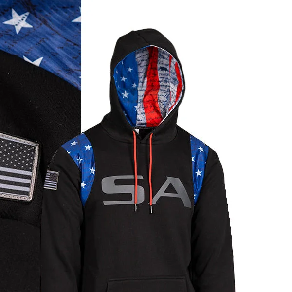 Honor Lined Hoodie | American Flag | SA PreOrder