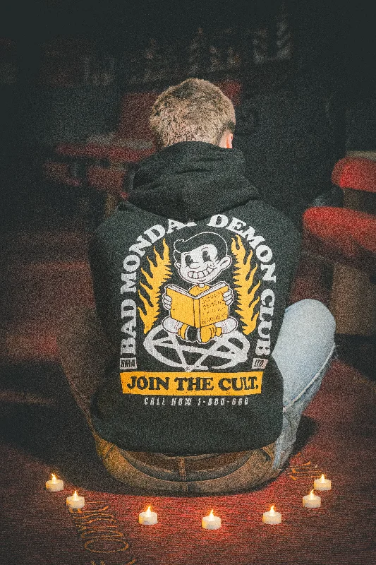 Oversized Demon Club Hoodie / Back Print