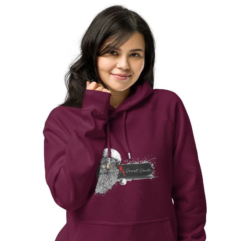 Secret Santa Graphics Women Eco Raglan Hoodie