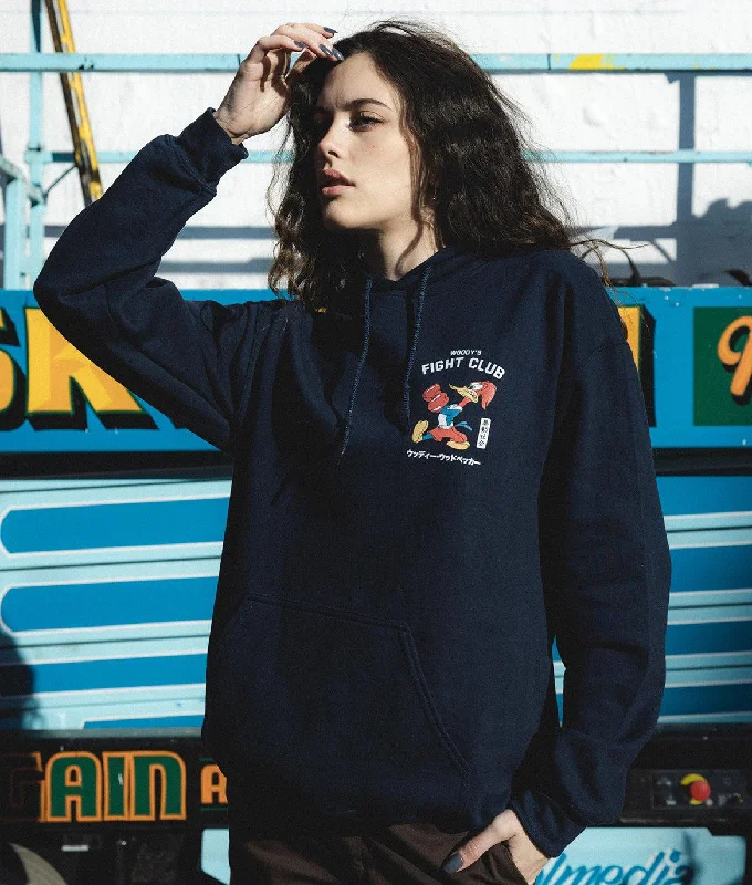 Woody Woodpecker's Fight Club Womens Hoodie